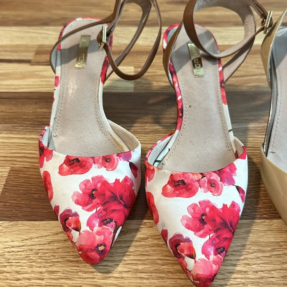 Bundle 2 pairs of Louise et Cio shoes small heel, ankle strap size 11 - Picture 2 of 9